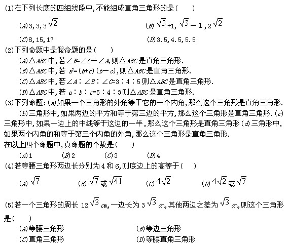 几何勾股定理与弦图练习31