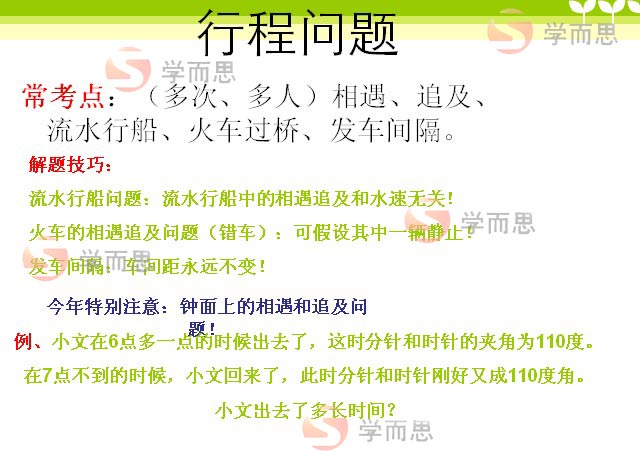 第十届中环杯决赛五年级考点预测4