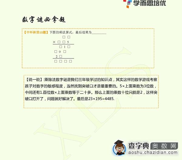 上海第十六届中环杯初赛考后试题难度分析6