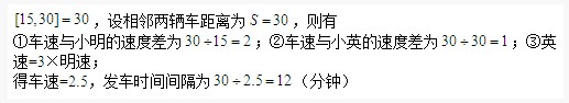 六年级奥数题及答案：时间问题1