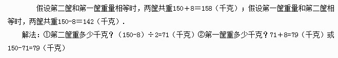 二年级奥数试题及答案:两筐水果1